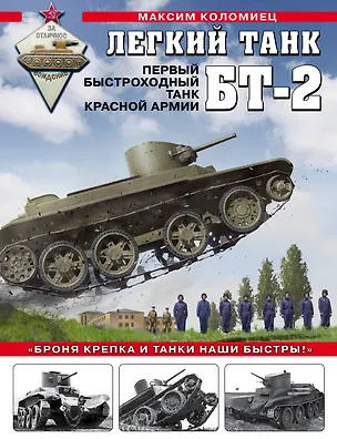 Книга Легкий танк БТ-2. Первый быстроходный танк Красной Армии (Максим Коломиец)