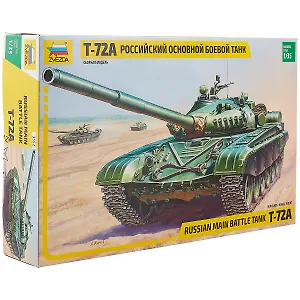 Сборная модель ЗВЕЗДА, Танк, Т-72А, 1:35