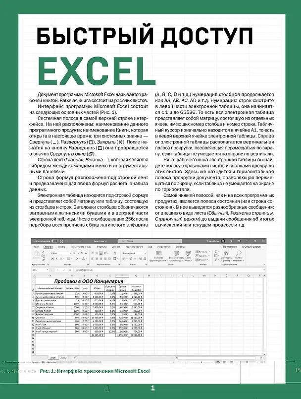 Книга Быстрый доступ. Excel (Виктор Шитов) — 1