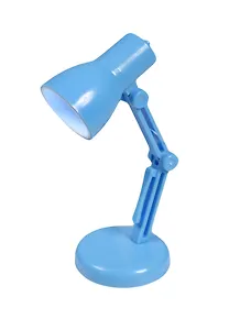 Фонарь портативный Минилампа голубая электрический со светодиодной лампой