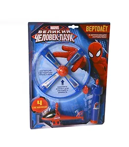 Вертолет с устр. запуска ТМ Спайдермен со светом (2363A-SP) (180811) (Играем вместе) (в кор. 4*24шт.) (блистер)