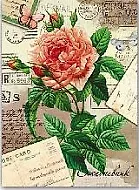 Ежедневник недат. А6+ 96л "ЧАЙНАЯ РОЗА" 7БЦ, глянц.пл., тиснение фольгой, Феникс 230271