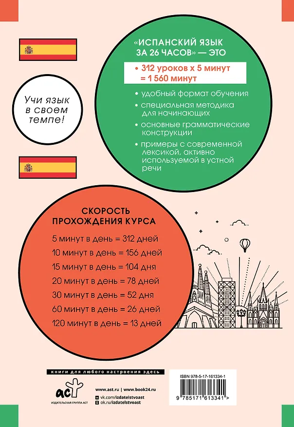 Книга Испанский язык за 26 часов (Зоя Игнашина, Евгения Попова) — 2