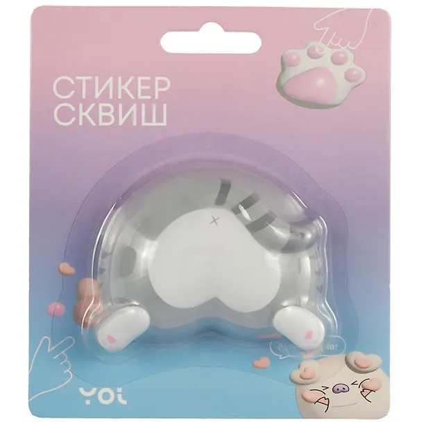 Наклейка "Стикер сквиш - Котик" 3038358 — 8