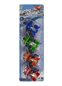 Квадроциклы инерционные Spring Motor (39961-А) (11100200) (4шт.) (3+) (упаковка)