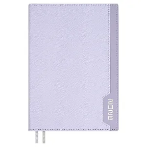 Еженедельник датированный 2026 год, А5, 176 листов "Джут", сиреневый