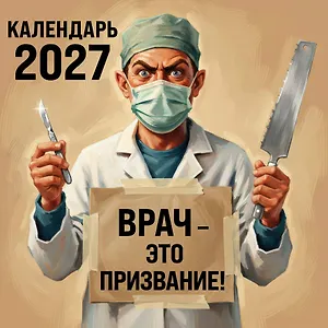 Врач - это призвание! Календарь настенный на 2027 год (300х300 мм)