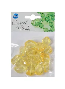 Набор бусин Кристальная игра Камешки светло-желтые (CRP145) (упаковка)