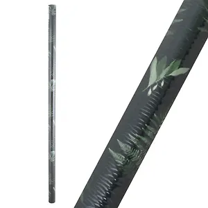 Бумага упаковочная 70*100см "Листья на темно-зеленом" глянц., инд.уп.