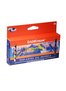 Пастель масляная 10цв Top-Level Creative Line, к/к европодвес, Erich Krause