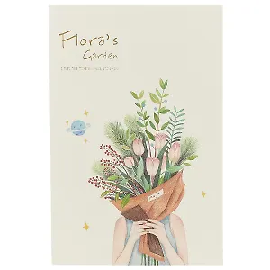Тетрадь в линейку JoyTop, Flora's garden, А5, 38 листов, в ассортименте