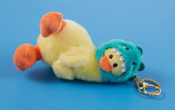 Брелок «Утенок. Кигуруми» (Динозаврик) (текстиль) (14см) 3141379 — 4