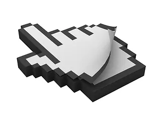 Бумажные клейкие блоки для записей "Курсоры" (NG6009) 2368567