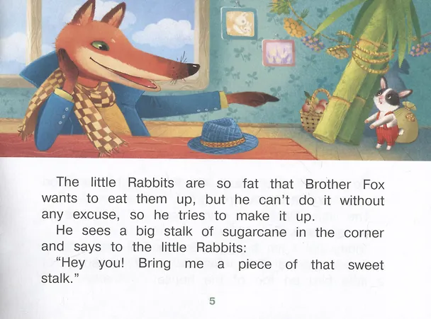 Книга Маленькие крольчата и Братец Лис / Тhe Little Rabbits and Brother Fox. 1 уровень (Т.Е. Львова) — 4