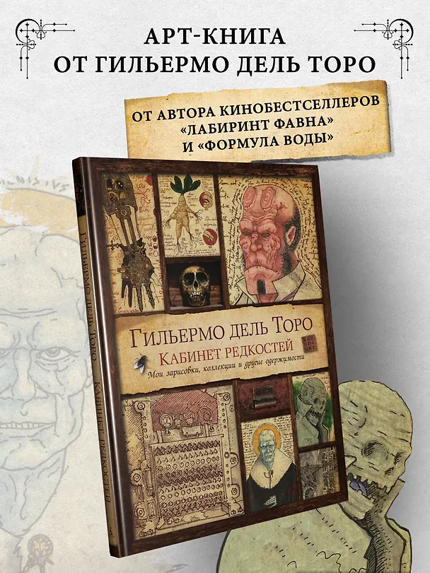 Книга Кабинет редкостей. Мои зарисовки, коллекции и другие одержимости (Гильермо дель Торо) — 4