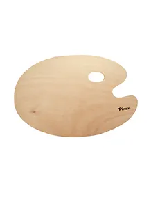 Палитра для смешивания красок деревянная, овальная, 30х40см, Pinax