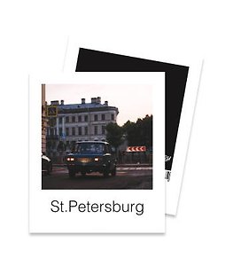 Открытка полароид Ретро автомобиль