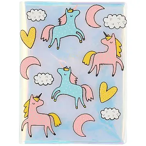 Записная книжка А7 78л кл. "Единорог" бензинов.ПВХ-обл.