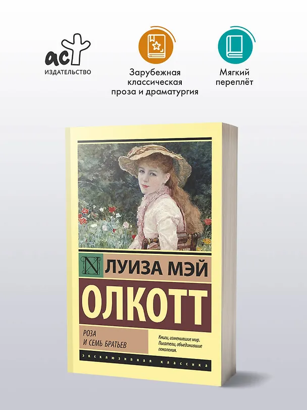 Книга Роза и семь братьев (Луиза Мэй Олкотт) — 4