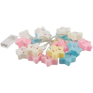 Гирлянда LED «Звёзды цветные», 20 звёзд 2693424