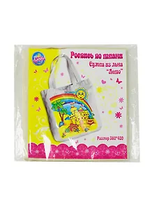 Сумка из льна с рисунком под роспись Лето (611636) (64SР-89301) (упаковка)