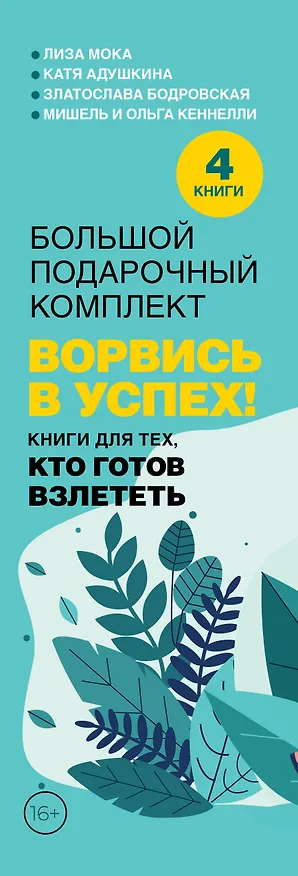 Книга Ворвись в успех! Большой подарочный комплект. Книги для тех, кто готов взлететь (Катя Адушкина, Златослава Бодровская, Мишель Кеннелли) — 3