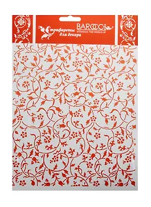 Трафарет пластиковый многоразовый Ит. об. цвет.(Ф-059) (20х25см) (упаковка)