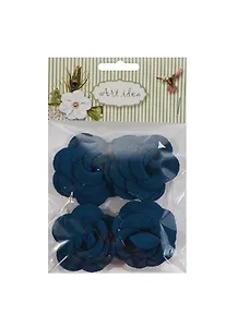 Набор д/творчества Набор бант-роза темно-синий 5см 4шт (A-1-3)