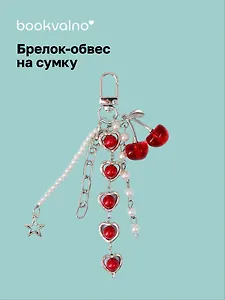 Брелок-обвес на сумку Вишенки красные (12-10192025-D147)