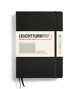 Книга для записей A5 125л кл. "Classic" тв.обл., черный, Leuchtturm1917
