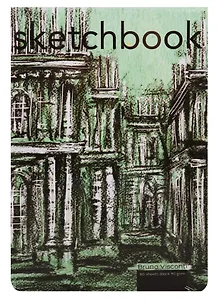 Скетчбук 140*210 80л "BV" черн.внутр.блок 110г/м2, тв. переплет, ассорти, Bruno Visconti