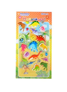 Наклейка декоративная зефирная 4 Динозавры 1 (80х150) (Наклей-ка) (упаковка)