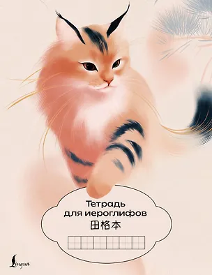 Книга Тетрадь для иероглифов (рысь) ()