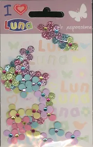 Набор для творчества LUNA Цветы для декора Клевер 40шт