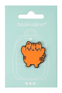 Значок Котовые иллюстрации (рыжий кот)(металл)