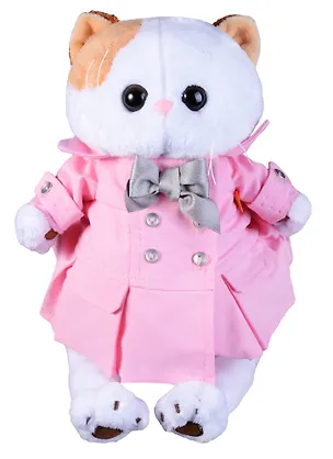 Мягкая игрушка Ли-Ли в розовом плаще с серым бантиком (24 см) (LK24-014) 2639809