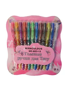 Ручки гелевые для тату, 12 цветов