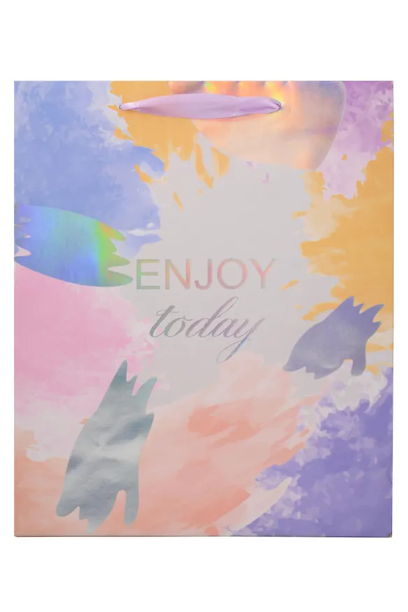 Пакет A4 32*26*12 "Enjoy today" жен., бум.мат.ламинат 3040477 — 2