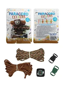 Набор для творчества Оригами Happy loom Паракорд экстрим: 2 паракорда, 2 замочка, компас, инструкци