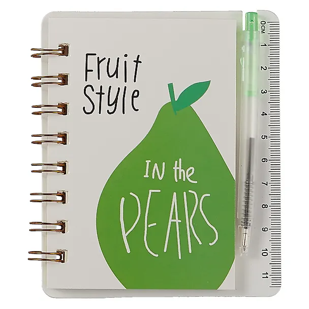 Записная книжка «Fruit Style» А6, 55 листов в линейку, спираль 245163 — 1