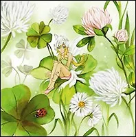 Наб. салф. для декупажа Цветочная фея (521020/25000) (2шт) (упаковка)