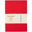 Ежедневник недат. А5 136л "SOFT TOUCH" пламенный красный, интегр.обл., иск.кожа, тонир.блок, скругл.углы, цв.торец, ляссе — 261072 — 1