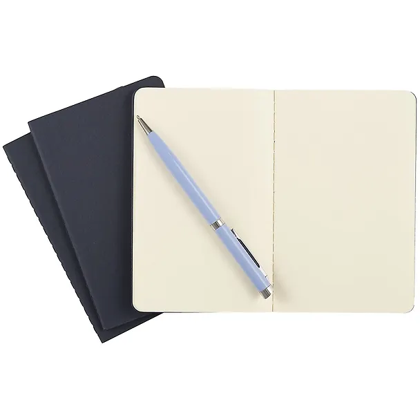 Записная книжка «Cahier Journal Pocket» А6, 32 листа, нелинованная, синяя, 3 штуки, Moleskine 242479 — 4