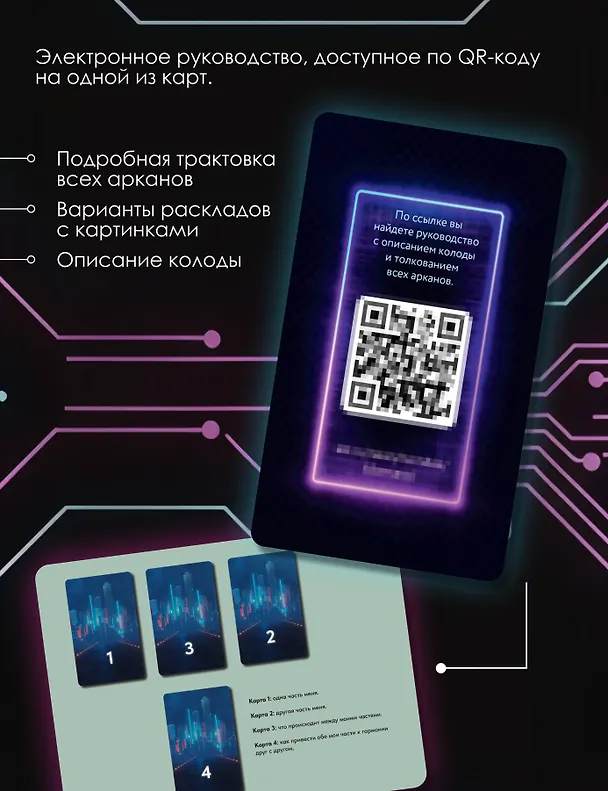 Книга Кибертаро. 78 карт и книга по QR-коду (Уилл Гиберсон) — 6