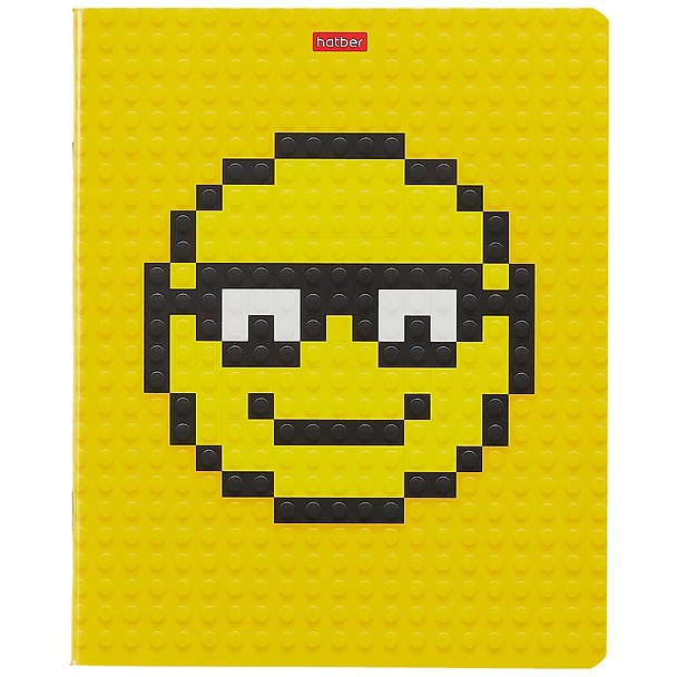 Тетрадь общая «Лего - Smile!», 48 листов в клетку, A5, в ассортименте - Hatber 2900108 — 1