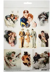 Декупажная карта Harrison Fisher (А4) (пл. 40г/м2) (Karal065) (упаковка)