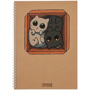 Тетрадь в клетку Unnika, "Милые котята", А4, 96 листов 252345