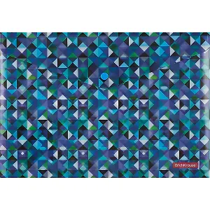 Папка-конверт А4 на кнопке "Cubes" пластик, Erich Krause