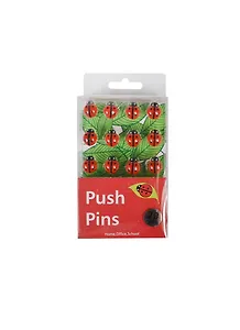 Кнопки "Божья коровка" (20шт) (блистер)