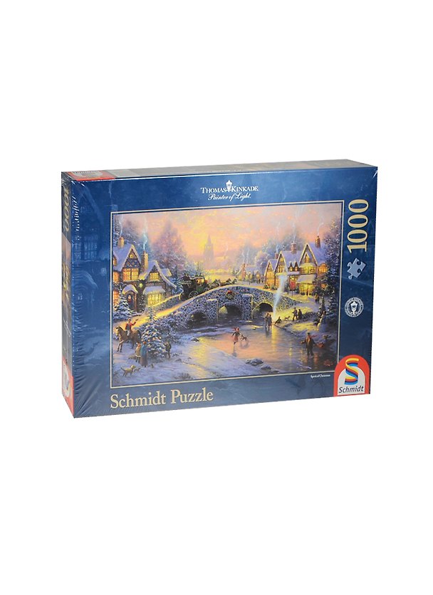 Паззл 1000 (58450) Дух Рождества (Thomas Kinkade) (коробка) 2448111 — 1